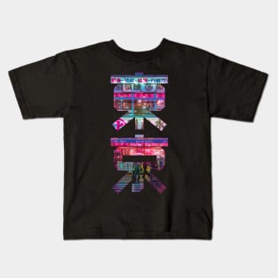 Tokyo Kanji Hot Pink Kids T-Shirt